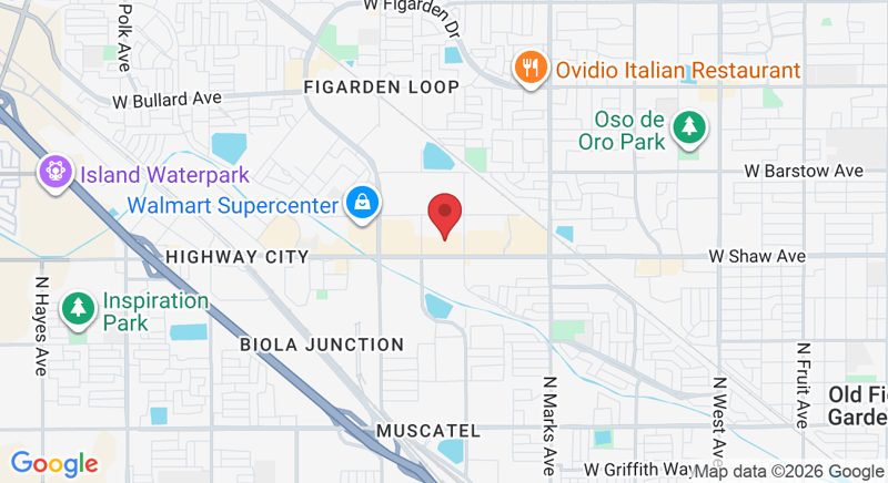 Map: Fresno St clinic